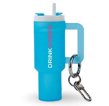 DRINKSTRIPS Mini Keychain Container - SUMMER GLOW COLLECTION (Container Only)