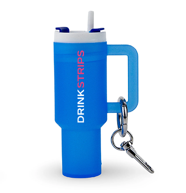 DRINKSTRIPS Mini Keychain Container - SUMMER GLOW COLLECTION (Container Only)