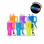 DRINKSTRIPS Mini Keychain Container - SUMMER GLOW COLLECTION (Container Only)