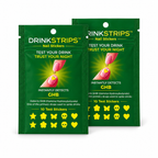 DRINKSTRIPS Drink Spike Detection Nail Stickers - 2 POUCH BUNDLE (20 STICKER TESTS TOTAL)