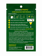 DRINKSTRIPS Drink Spike Detection Nail Stickers - 1 POUCH (10 STICKER TESTS)