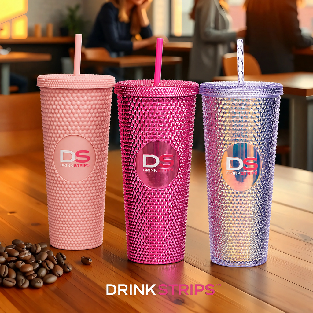 DRINKSTRIPS 24oz Studded Tumbler Collection - Limited Edition