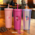 DRINKSTRIPS 24oz Studded Tumbler Collection - Limited Edition