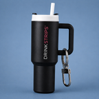 DRINKSTRIPS Mini Keychain Container - BLACK (Container Only)