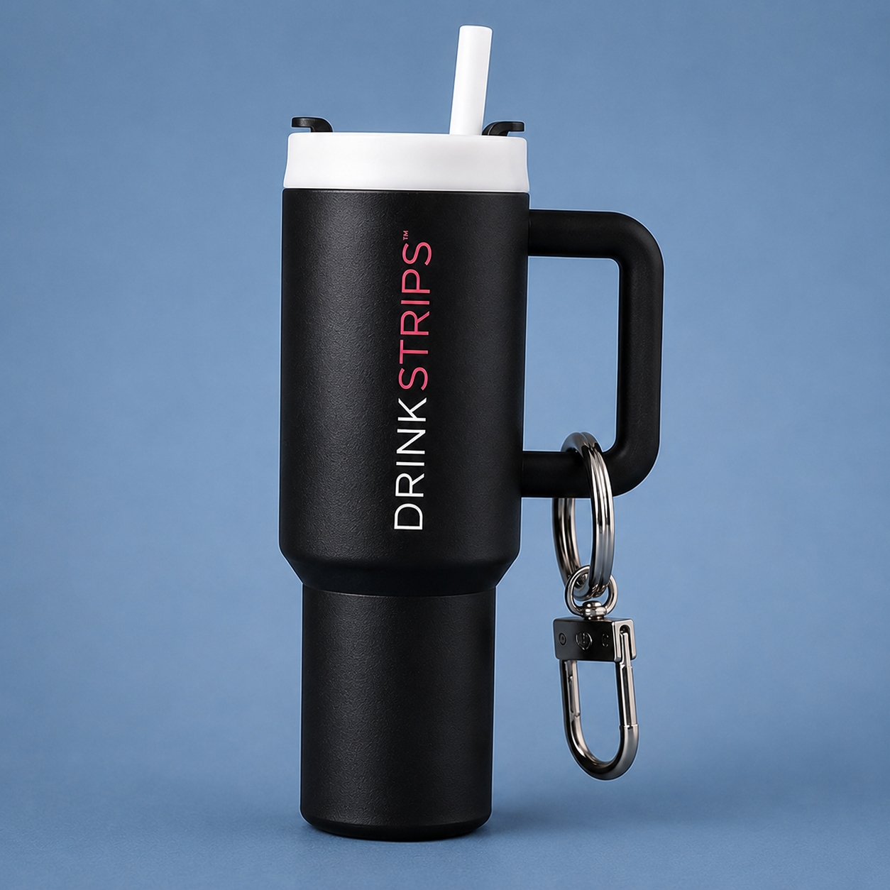 DRINKSTRIPS NIGHT OUT BUNDLE - Mini Keychain Container + 1 POUCH (5 DRINK SPIKE TEST STRIPS)