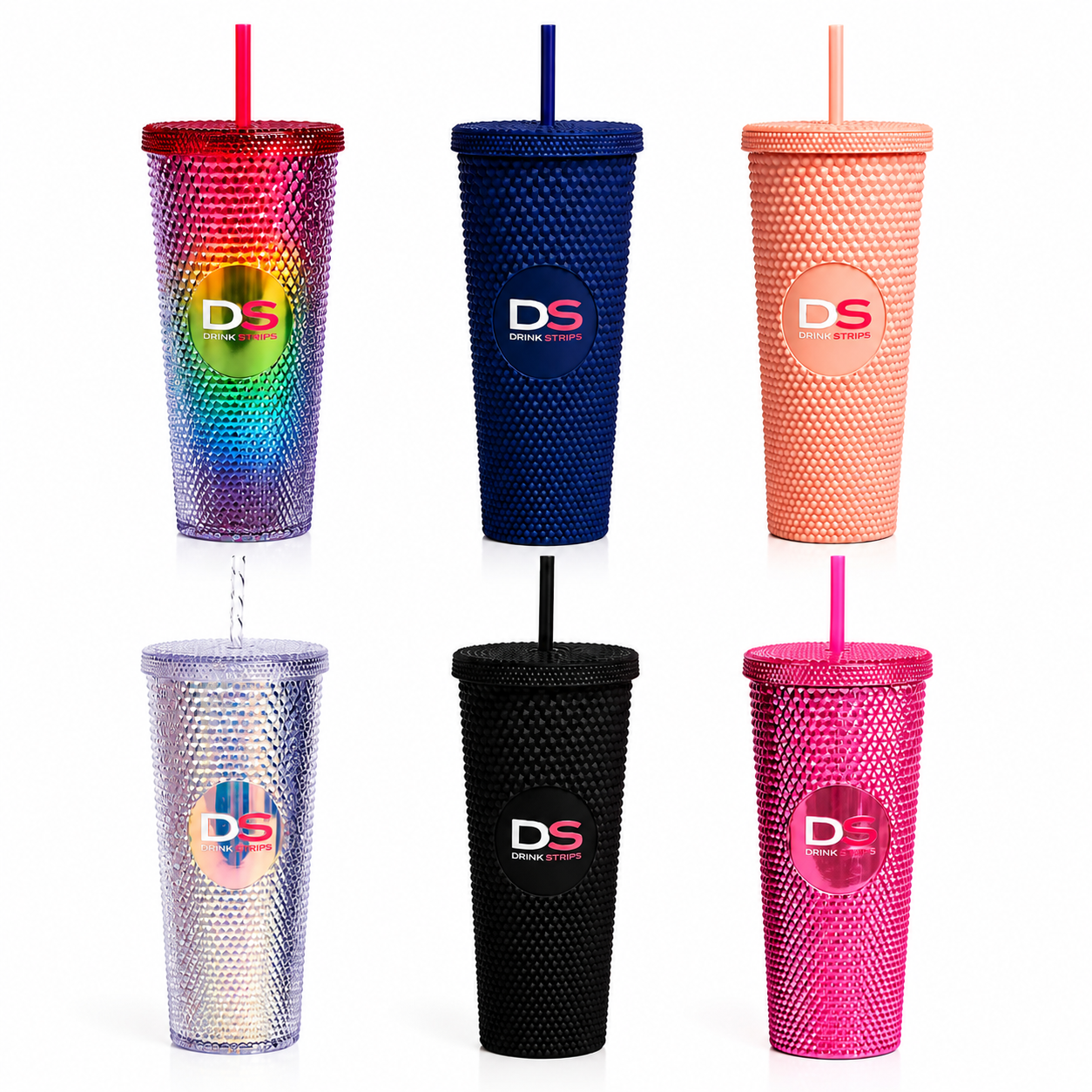 DRINKSTRIPS 24oz Studded Tumbler Collection - Limited Edition