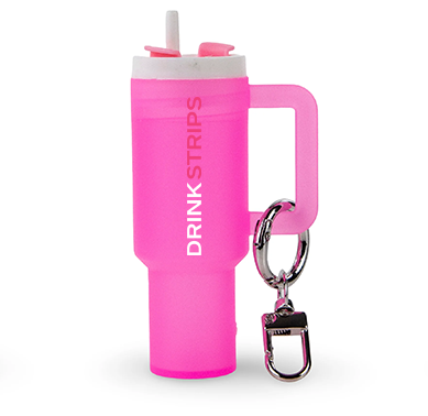 DRINKSTRIPS Mini Keychain Container - SUMMER GLOW COLLECTION (Container Only)