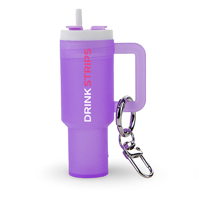 DRINKSTRIPS Mini Keychain Container - SUMMER GLOW COLLECTION (Container Only)