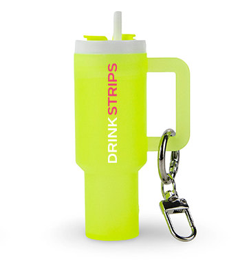 DRINKSTRIPS Mini Keychain Container - SUMMER GLOW COLLECTION (Container Only)