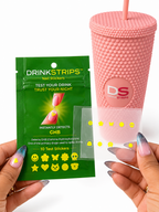 DRINKSTRIPS Drink Spike Detection Nail Stickers - 1 POUCH (10 STICKER TESTS)