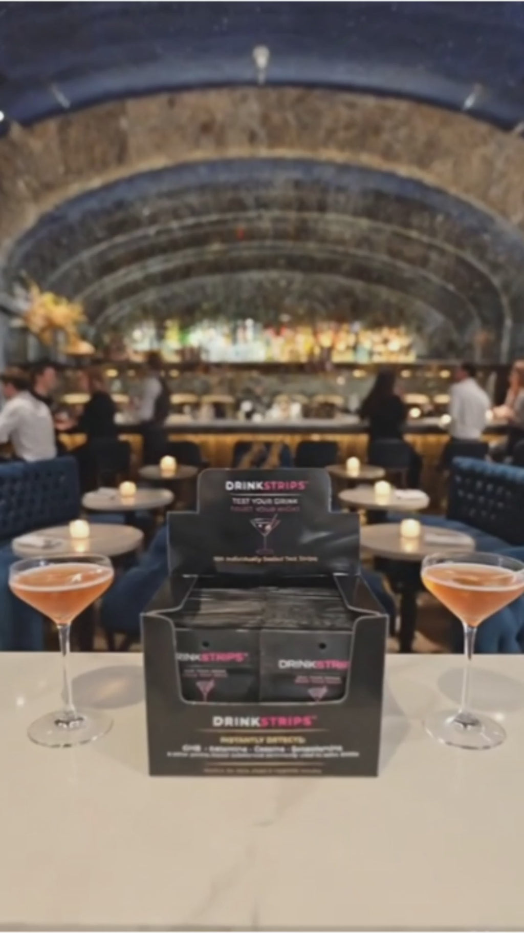 DRINKSTRIPS - 1 TABLETOP DISPLAY CARTON (100 POUCHES OF 1 TEST STRIP PER POUCH)